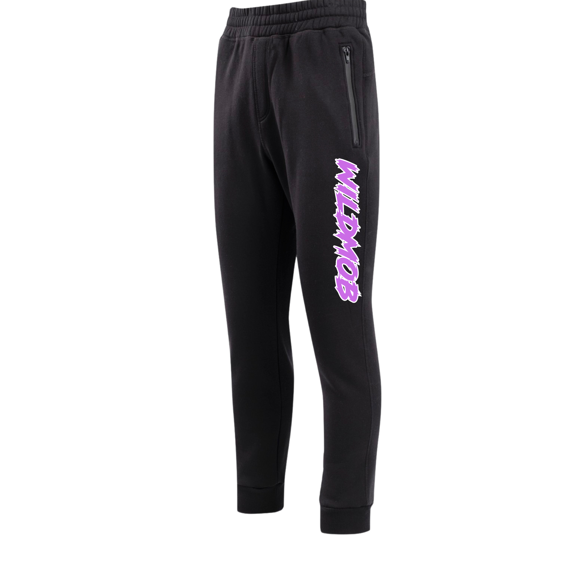 Men's Wild Mob Signature Trackies Leg Purple image 0