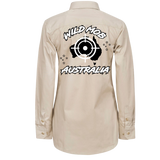 Women's Wild Mob Workshirt Tan image 1