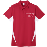 Printed work polo Red/White image 0