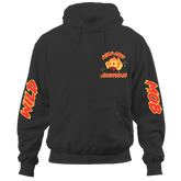 Men's Wild Mob Signature Hoodie Red and Yellow image 0