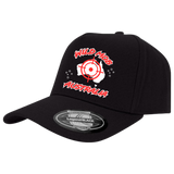 red on black hat image 0