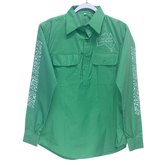 UNISEX Wild Mob Work shirt Sea Green image 0