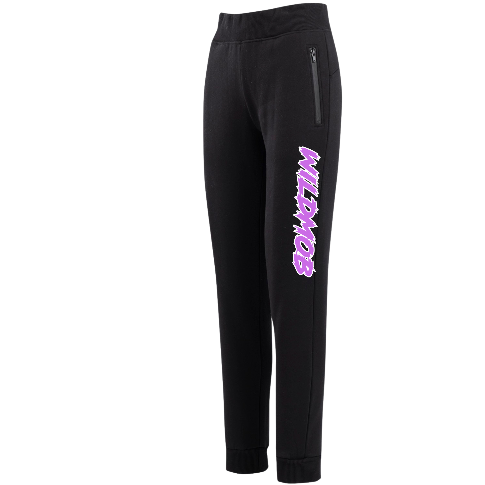 Women's Wild Mob Signature Trackies leg logo Purple image 0