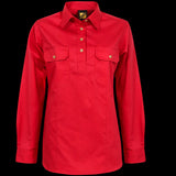 Ladies Half Placket Full Coloured Shirt image 0