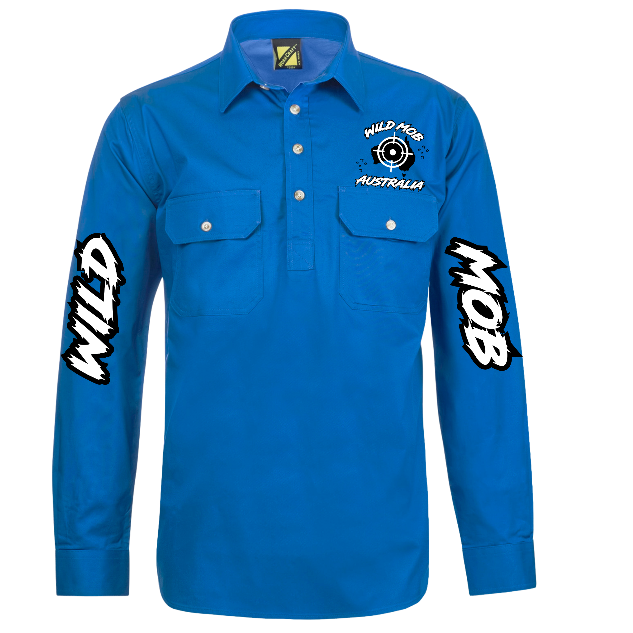 Kid's Wild Mob Workshirt Blue image 0