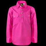 Kids Half Placket Full Coloured Shirt image 0