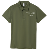 Printed work polo Olive image 0