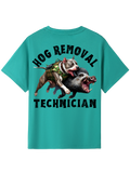 Hog Removal Technician kids Tshirt image 2