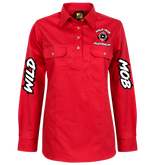 Women's Wild Mob Workshirt Red image 0
