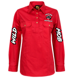 Women's Wild Mob Workshirt Red image 0