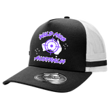 Wild Mob Australia Trucker Cap Black with Purple OG Logo image 0