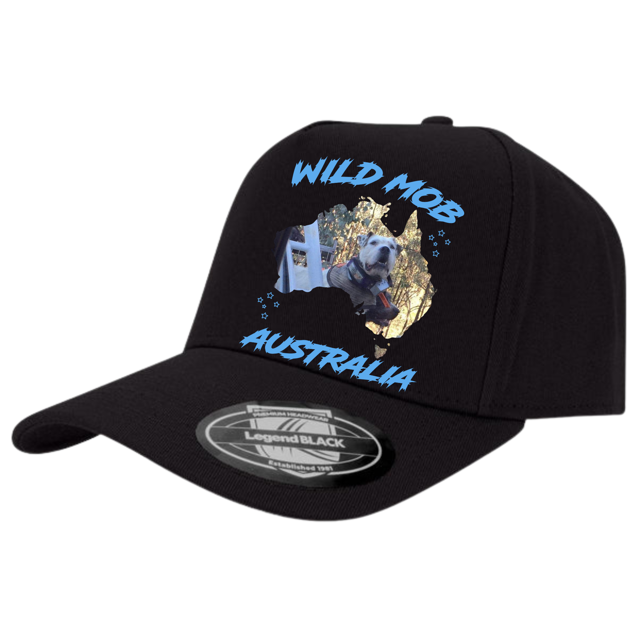 Wild Mob Pig Dog Australia hat image 0