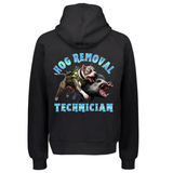 Kid's Hoodie "Hog Removal Technician" Blue