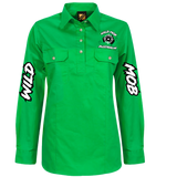 Women's Wild Mob Workshirt Green image 0
