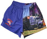 Big Rig Cattle Truck footy shorts with zipper pockets image 0