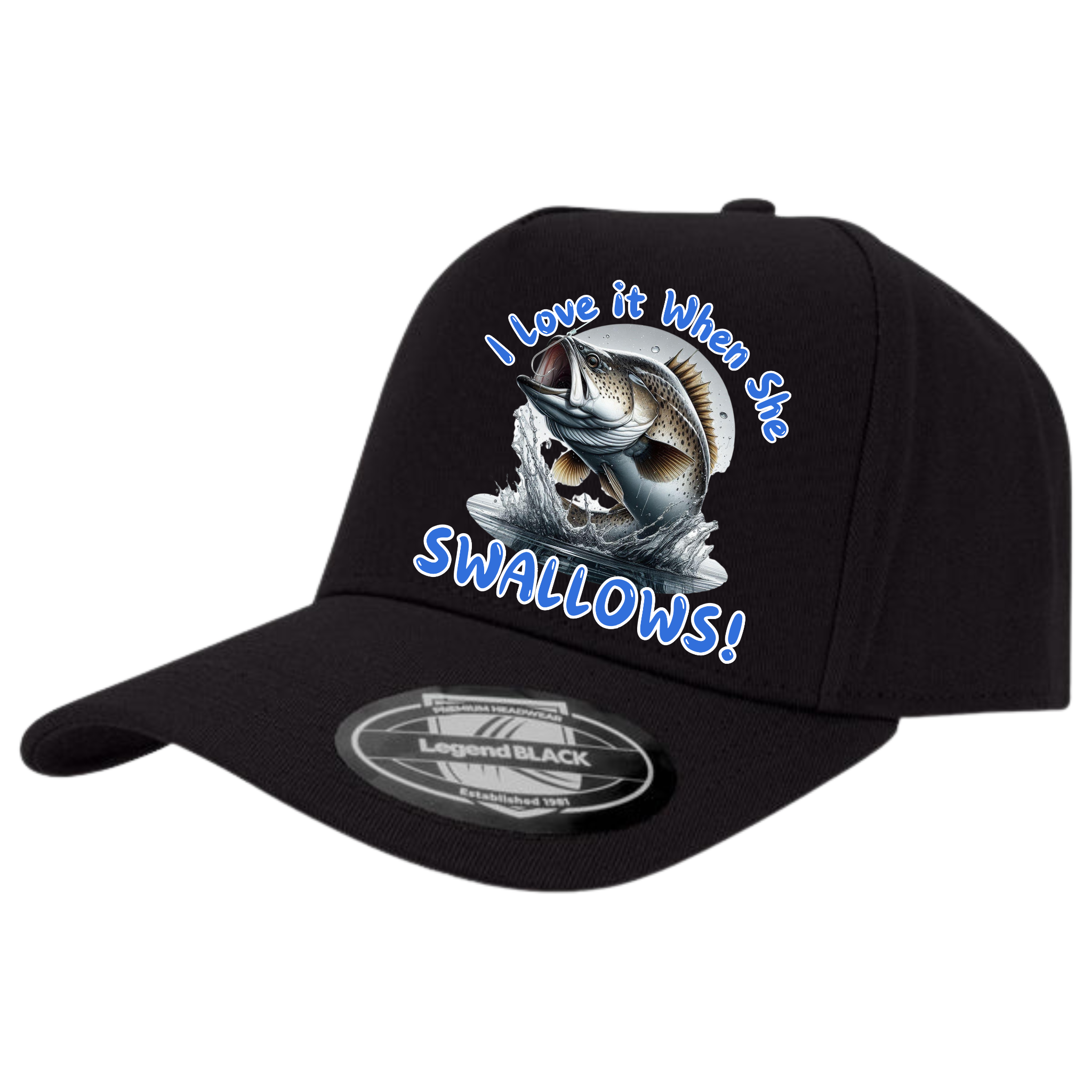 I love it when she swallows hat image 0