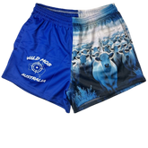Charolais Footy Shorts with zipper pockets