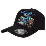 Girls Drive Trucks Too hat image 0