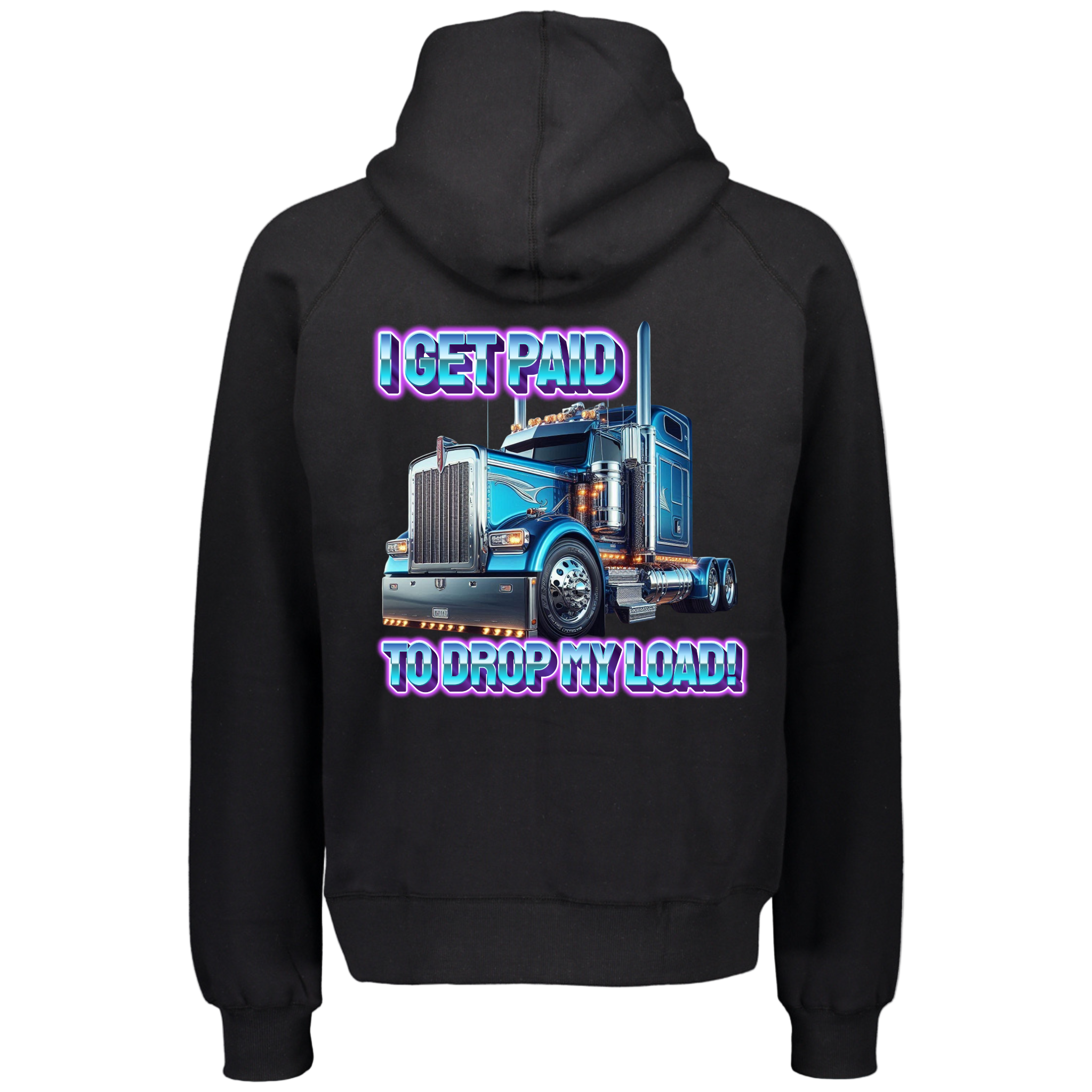 Men's Wild Mob Hoodie I get paid to drop my load image 0