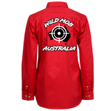 Women's Wild Mob Workshirt Red image 1
