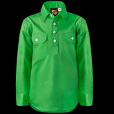 Kids Half Placket Full Coloured Shirt image 0