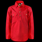 Kids Half Placket Full Coloured Shirt image 0
