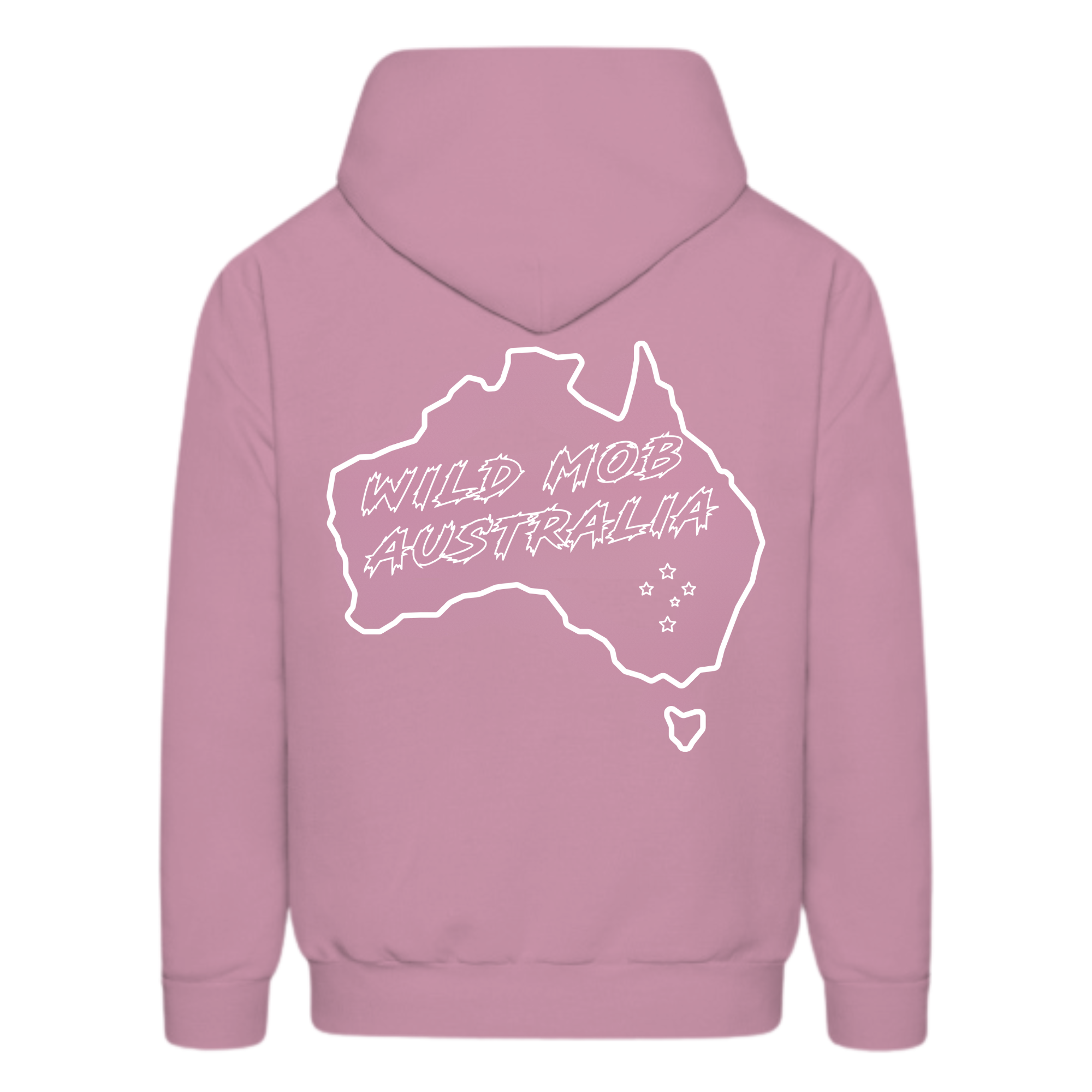 Wild Mob Australia Signature Hoodie Unisex Pink image 1