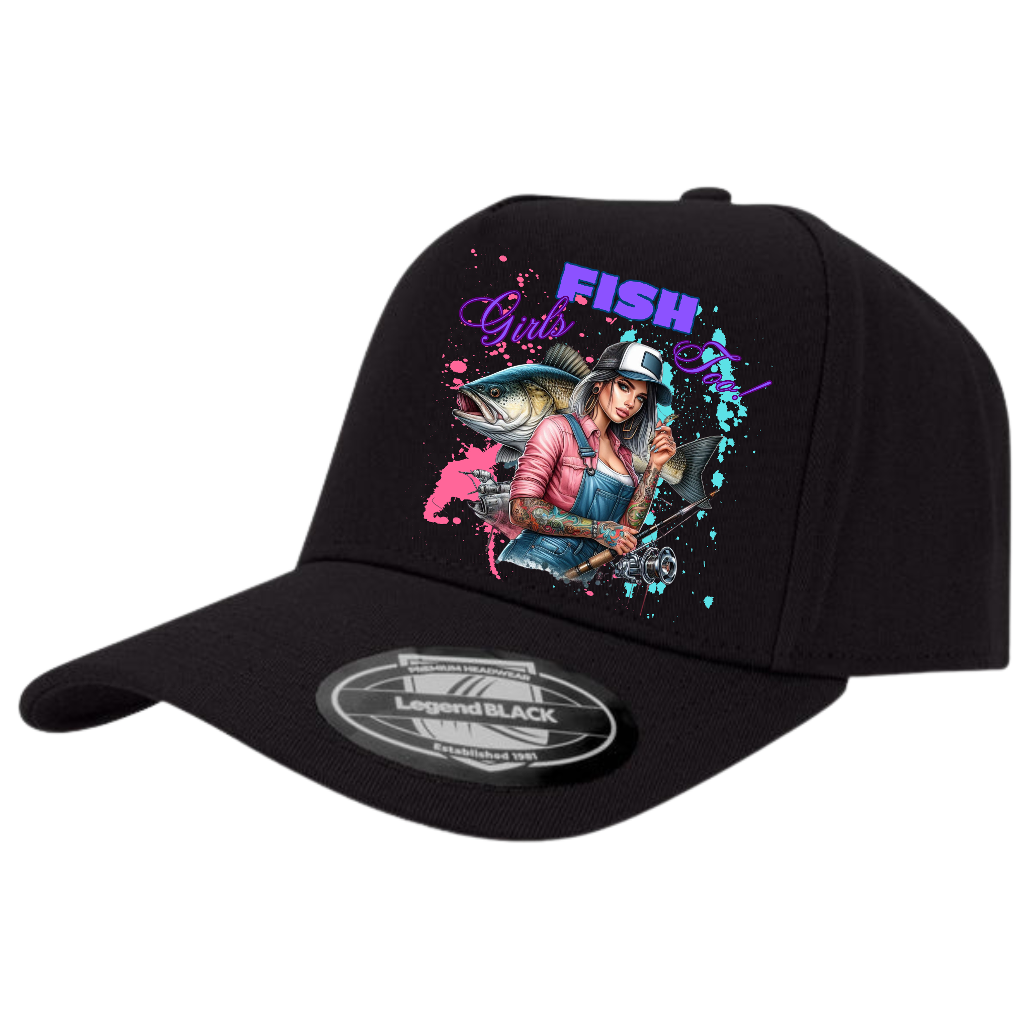 Girls Fish Too hat image 0