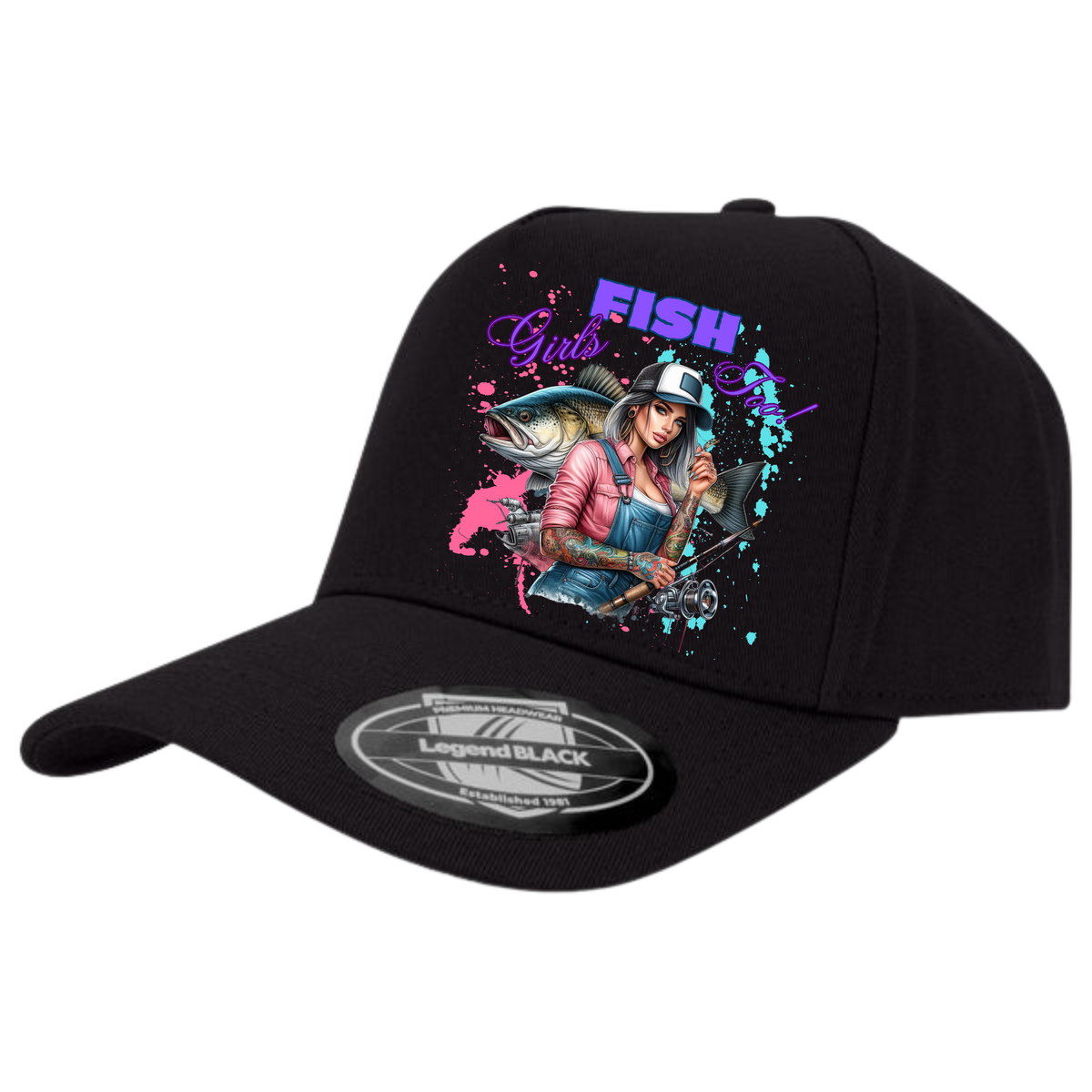 Girls Fish Too hat image 0