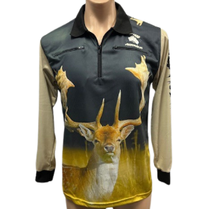 Fallow Deer Fishing Shirt with Zipper pockets image 0