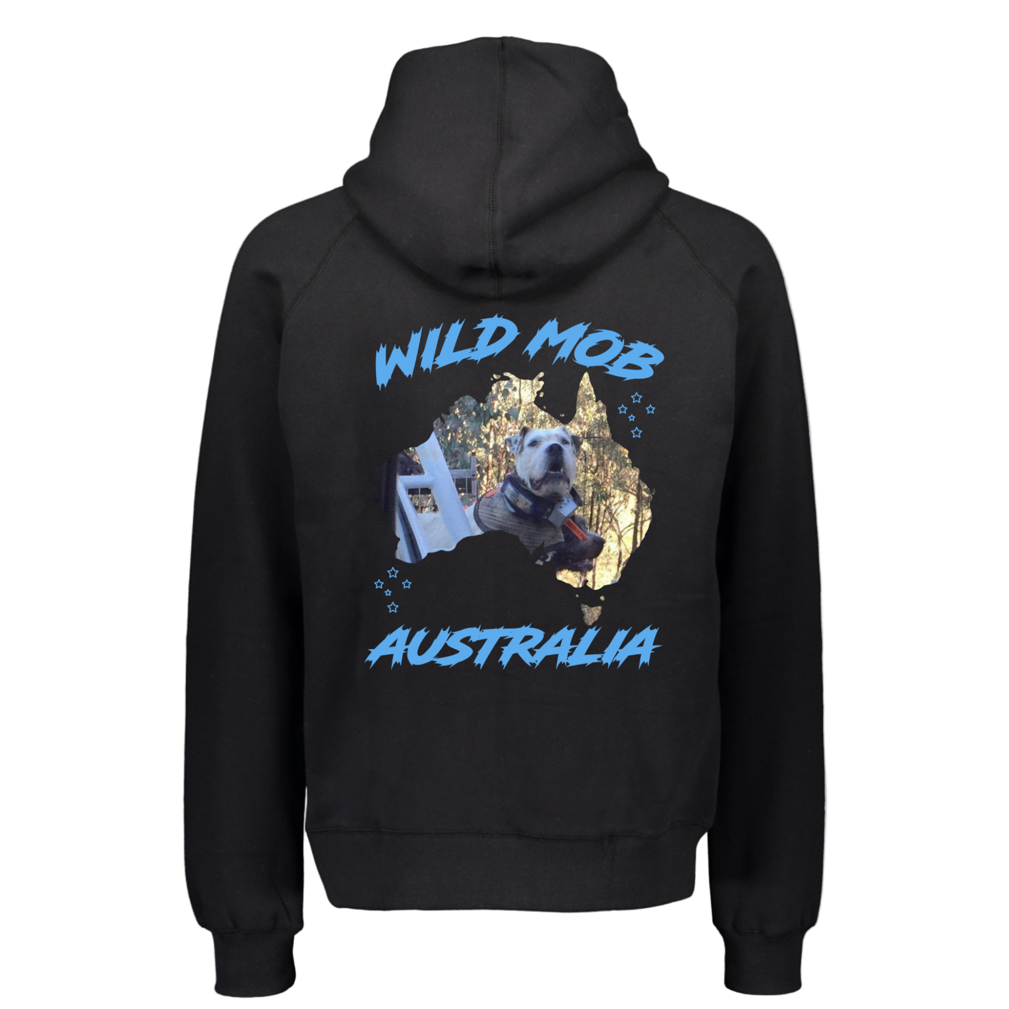 Men's Wild Mob Hoodie Pig Dog image 0