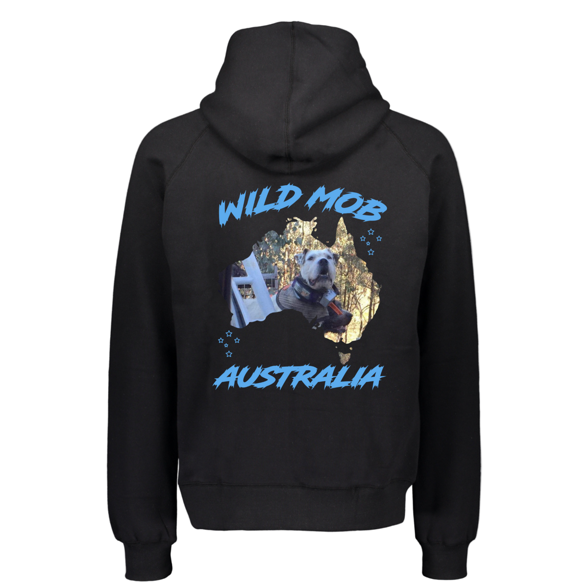 Men's Wild Mob Hoodie Pig Dog image 0