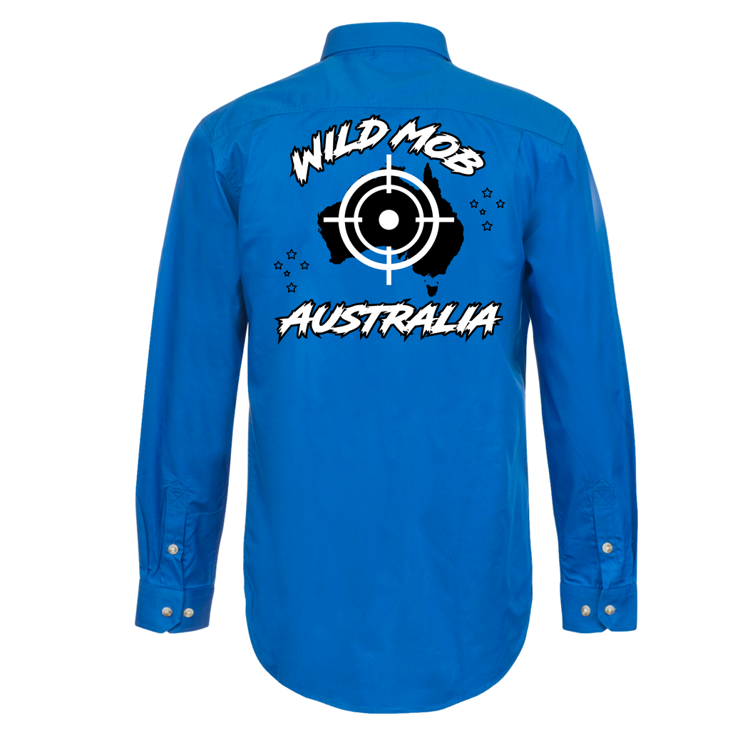 Kid's Wild Mob Workshirt Blue image 1