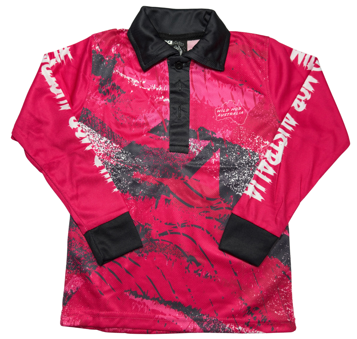 Hot Pink Fishing Shirt Kids