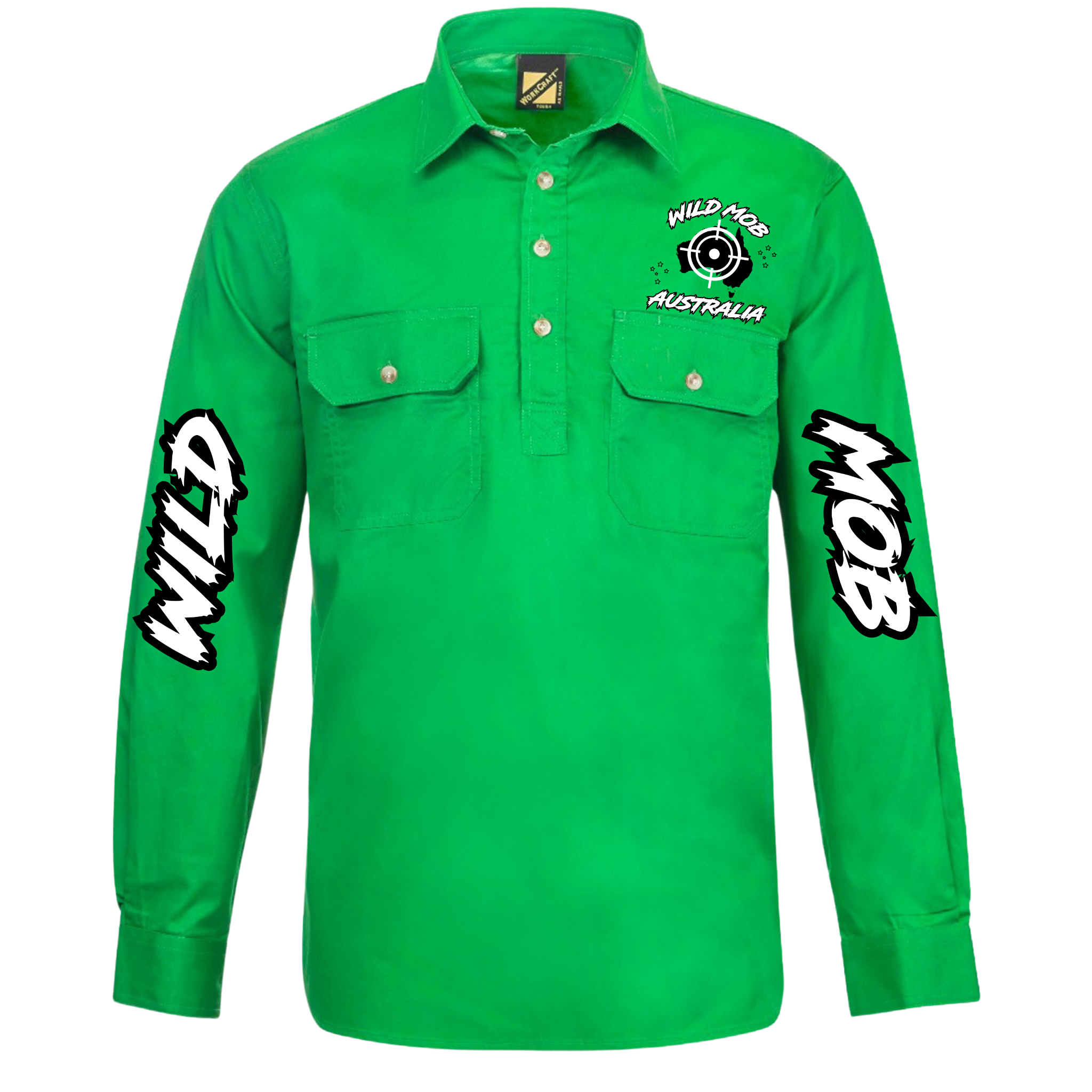 Kid's Wild Mob Workshirt Green image 0
