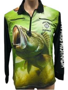 Green Cod Fishing Shirt with Zipper pockets image 0