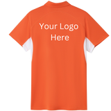 Printed work polo Orange/White image 1