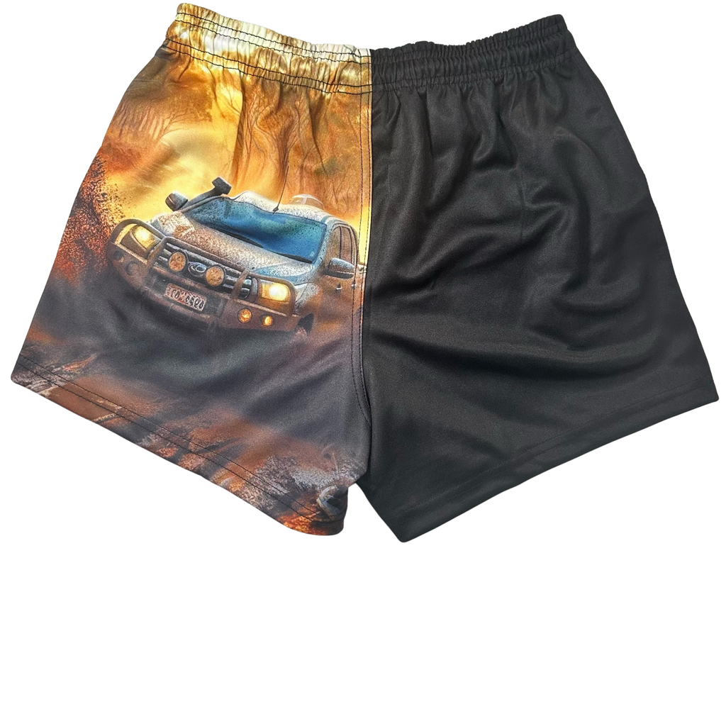 4WD Footy Shorts with pockets image 1
