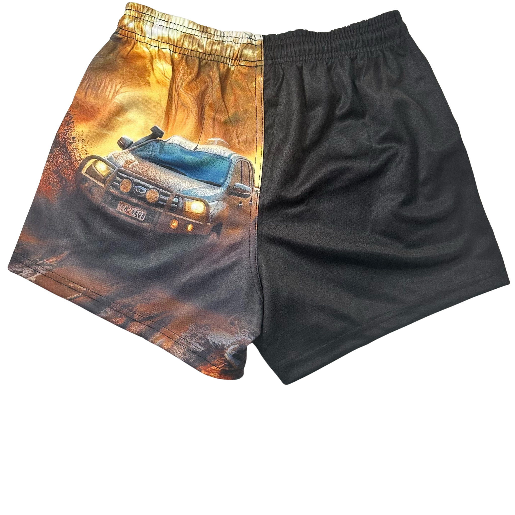 4WD Footy Shorts with pockets image 1