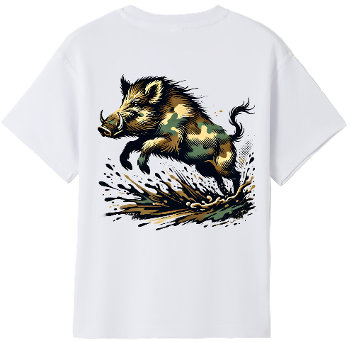Camo Pig kids Tshirt image 1