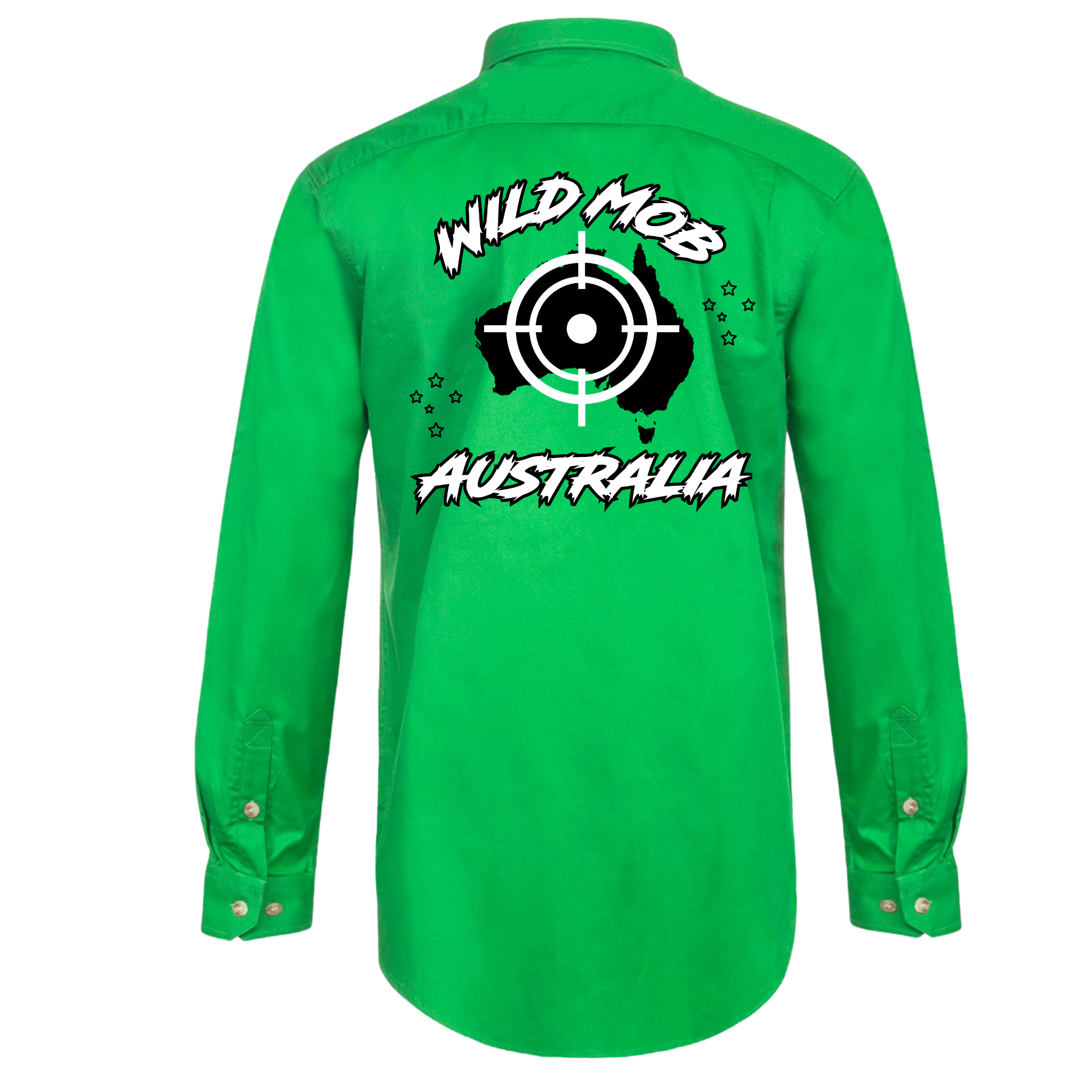 Men's Wild Mob Workshirt Green image 1