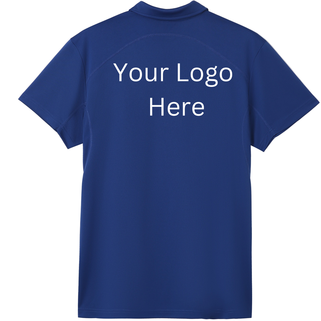 Printed work polo Blue image 1