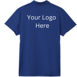 Printed work polo Blue image 1