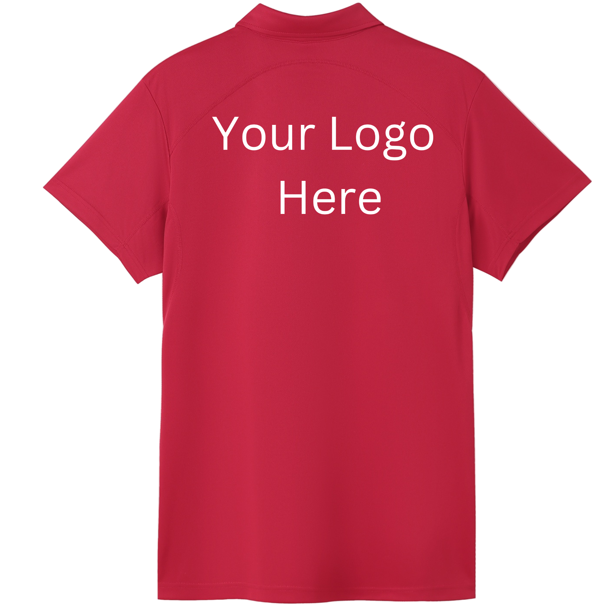 Printed work polo Red image 1