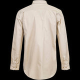 Men's Half Placket Full Coloured Shirt Cream image 1