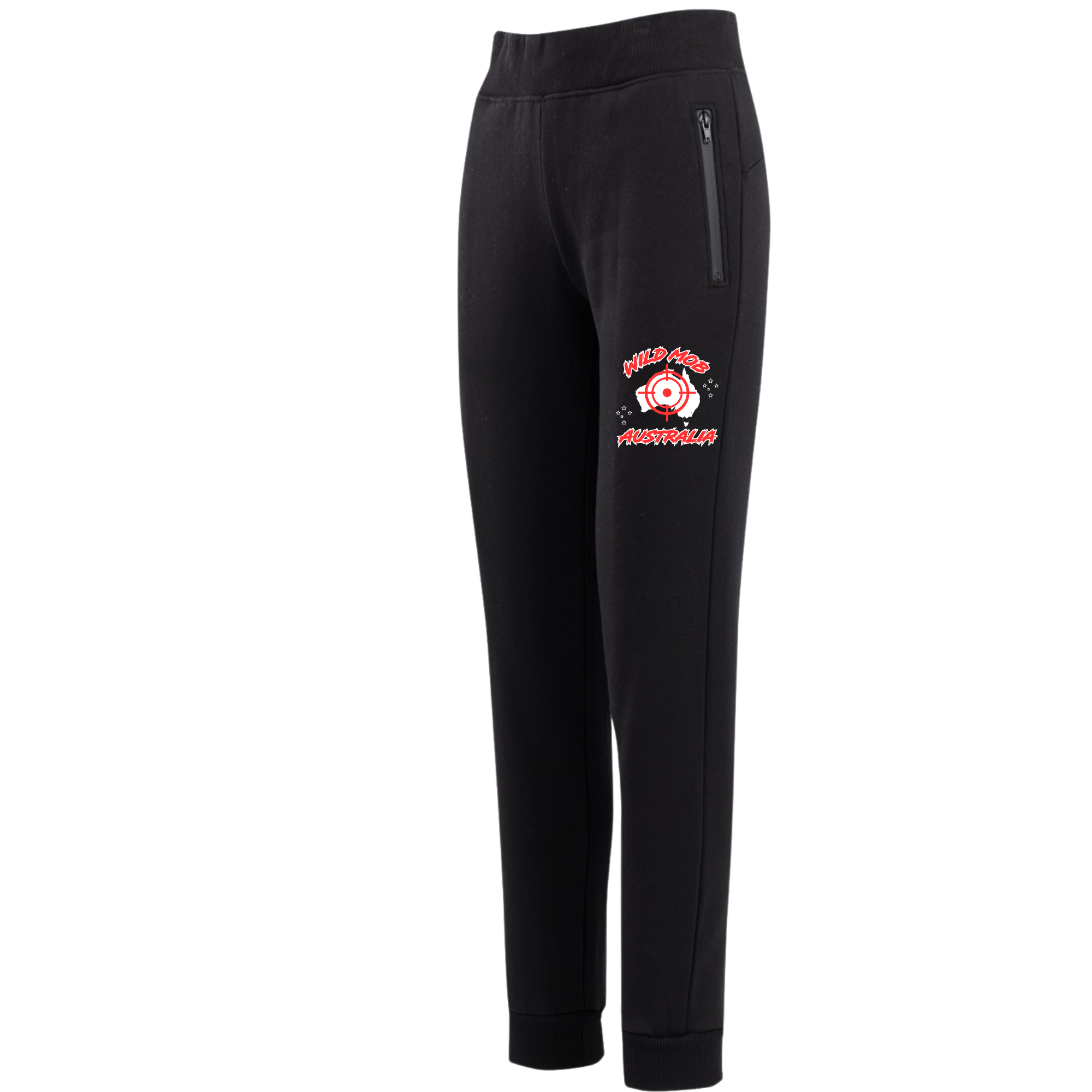 Women's Wild Mob Signature Trackies small logo Red image 0