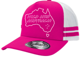 Wild Mob Australia Trucker Cap Pink with New Logo image 0