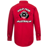 Men's Wild Mob Workshirt Red image 1