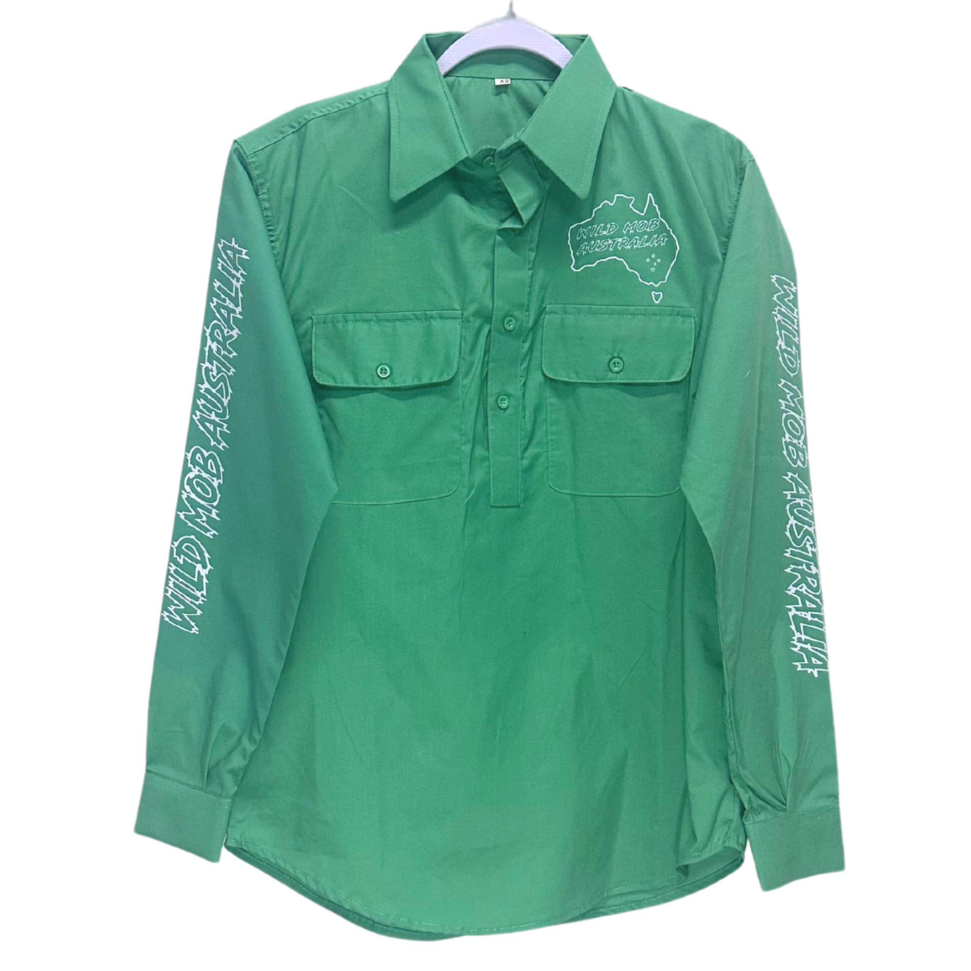 UNISEX Wild Mob Work shirt Sea Green image 0