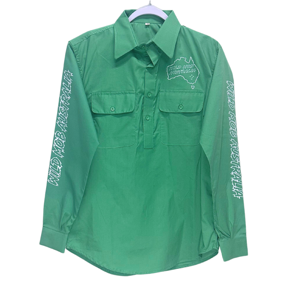 UNISEX Wild Mob Work shirt Sea Green image 0